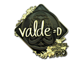 Artwork for Sticker | v4lde (Gold) | Rio 2022