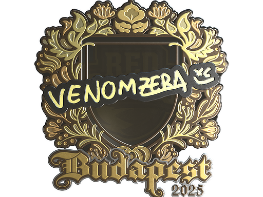 Sticker | venomzera (Gold) | Budapest 2025