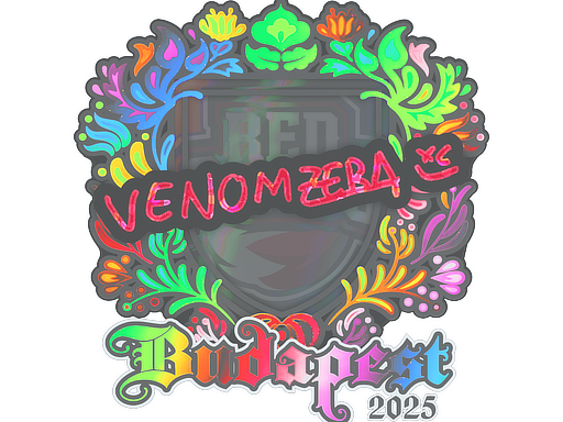 Sticker | venomzera (Holo) | Budapest 2025