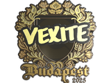 Artwork for Sticker | vexite (Gold) | Budapest 2025
