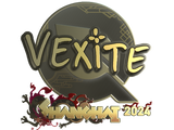 Artwork for Sticker | vexite (Gold) | Shanghai 2024