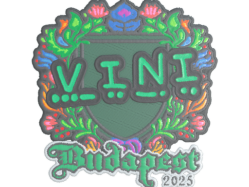 Sticker | VINI (Embroidered) | Budapest 2025
