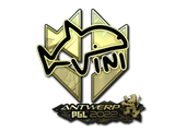 Artwork for Sticker | VINI (Gold) | Antwerp 2022