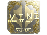 Artwork for Sticker | VINI (Gold) | Austin 2025