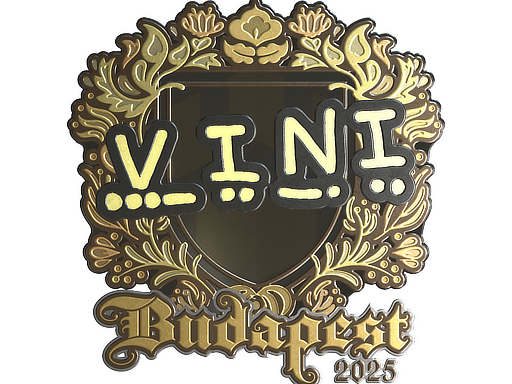 Sticker | VINI (Gold) | Budapest 2025