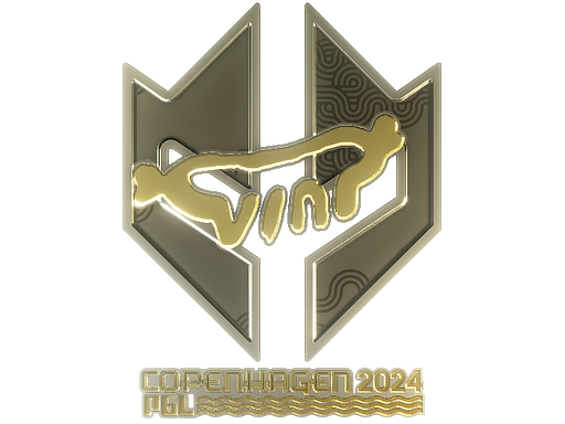 Sticker | VINI (Gold) | Copenhagen 2024