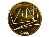 Artwork for Sticker | VINI (Gold) | Katowice 2019