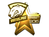 Artwork for Sticker | Virtus.Pro (Gold) | Cluj-Napoca 2015