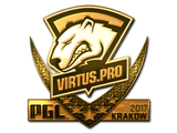 Artwork for Sticker | Virtus.Pro (Gold) | Krakow 2017