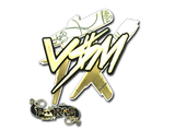 Artwork for Sticker | v$m (Gold) | Paris 2023