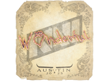 Sticker | w0nderful | Austin 2025