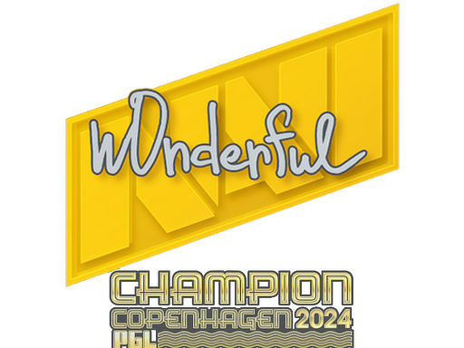 Sticker | w0nderful (Champion) | Copenhagen 2024