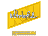 Artwork for Sticker | w0nderful | Copenhagen 2024