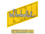 Artwork for Sticker | w0nderful (Glitter) | Copenhagen 2024