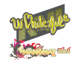 Artwork for Sticker | w0nderful (Glitter) | Shanghai 2024