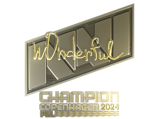 Sticker | w0nderful (Gold, Champion) | Copenhagen 2024