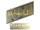 Artwork for Sticker | w0nderful (Gold, Champion) | Copenhagen 2024