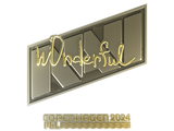 Artwork for Sticker | w0nderful (Gold) | Copenhagen 2024