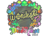 Artwork for Sticker | w0nderful (Holo) | Budapest 2025