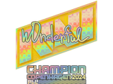 Artwork for Sticker | w0nderful (Holo, Champion) | Copenhagen 2024