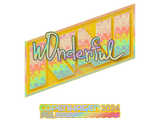 Artwork for Sticker | w0nderful (Holo) | Copenhagen 2024