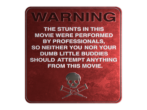 Sticker | WARNING (Foil) - CS2 Sticker