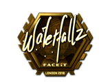 Sticker | waterfaLLZ (Gold) | London 2018