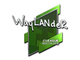 Artwork for Sticker | wayLander | Boston 2018