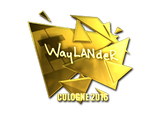 Artwork for Sticker | wayLander (Gold) | Cologne 2016
