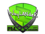 Artwork for Sticker | wayLander | Krakow 2017