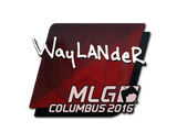 Artwork for Sticker | wayLander | MLG Columbus 2016