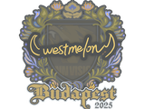 Artwork for Sticker | westmelon | Budapest 2025