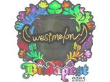 Artwork for Sticker | westmelon (Holo) | Budapest 2025