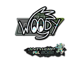Artwork for Sticker | WOOD7 (Glitter) | Antwerp 2022