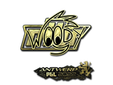Artwork for Sticker | WOOD7 (Gold) | Antwerp 2022