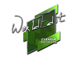 Artwork for Sticker | WorldEdit | Boston 2018