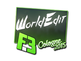 Artwork for Sticker | WorldEdit | Cologne 2015