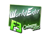 Artwork for Sticker | WorldEdit (Foil) | Cologne 2015