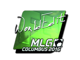 Artwork for Sticker | WorldEdit (Foil) | MLG Columbus 2016