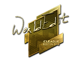 Artwork for Sticker | WorldEdit (Gold) | Boston 2018
