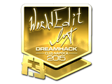 Sticker | WorldEdit (Gold) | Cluj-Napoca 2015