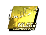 Artwork for Sticker | WorldEdit (Gold) | MLG Columbus 2016
