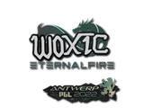 Artwork for Sticker | woxic | Antwerp 2022