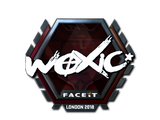 Artwork for Sticker | woxic (Foil) | London 2018