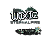 Artwork for Sticker | woxic (Glitter) | Antwerp 2022