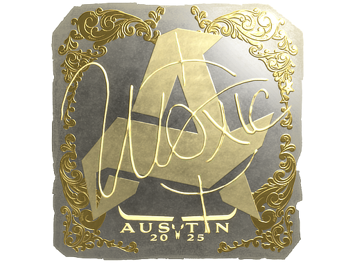 Sticker | woxic (Gold) | Austin 2025