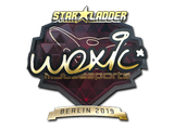 Artwork for Sticker | woxic (Gold) | Berlin 2019