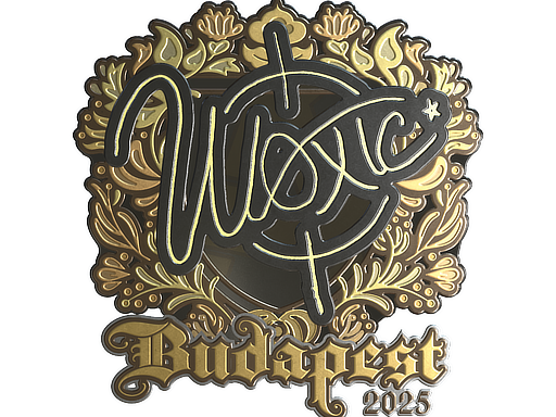 Sticker | woxic (Gold) | Budapest 2025