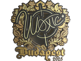 Artwork for Sticker | woxic (Gold) | Budapest 2025
