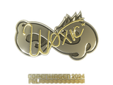 Artwork for Sticker | woxic (Gold) | Copenhagen 2024